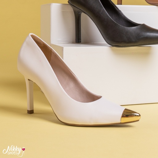 044001 VIAMARTE ZAPATO BLANCO NAPA