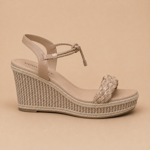 12601 VIAMARTE ZAPATO MACADAMIA NAPA  