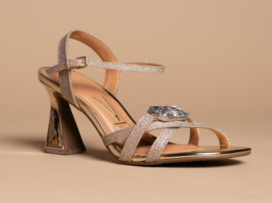 6487.106 VIZZANO SANDALIA DORADO GLITTER