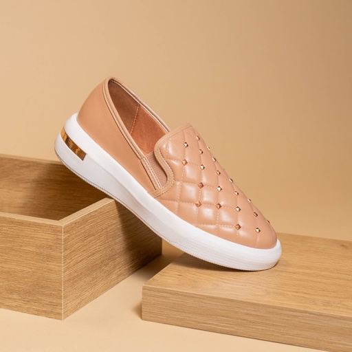 1354.103 VIZZANO MOCASINA NUDE NAPA STRECH