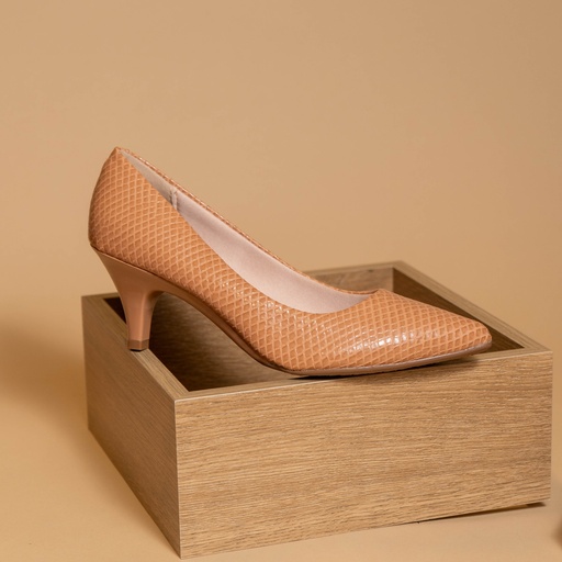 4076.150 BEIRA RIO ZAPATO CAMEL FAVO VERNIZ