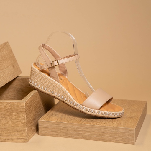 8457.103 BEIRA RIO SANDALIA BEIGE NAPA PETATE