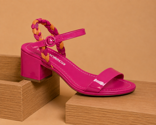 5468.102 MOLECA SANDALIA PINK VERNIZ