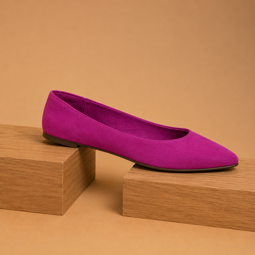 5635.954 MOLECA FLAT MORADO GAMUZA