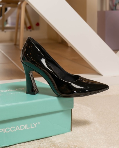 749236 PICCADILLY STILETTO NEGRO VERNIZ 