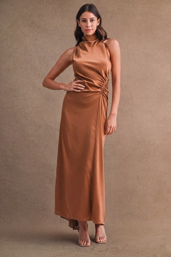 MD6151 MBE VESTIDO SATIN ROSE
