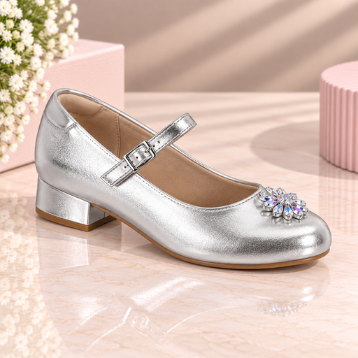 2528.127 MOLEKINHA BALERINA PLATA BRILHO