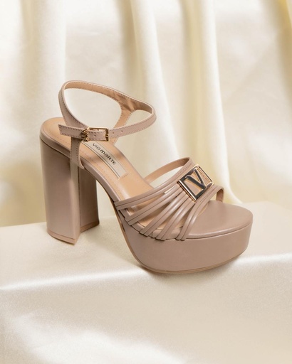 407005 VIAMARTE SANDALIA TAUPE NAPA