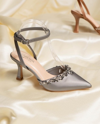 SELMA-33 BLOSSOM ZAPATO DEST. PLOMO