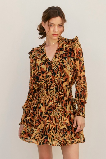 FD8265 DSFM VESTIDO ESTAMPADO MULTI