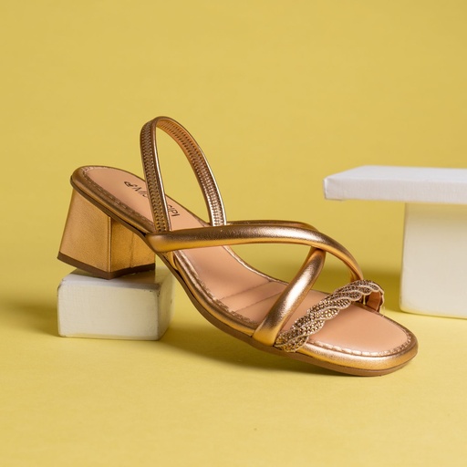 MA472 MISSISSIPI SANDALIA ORO ROSA METAL