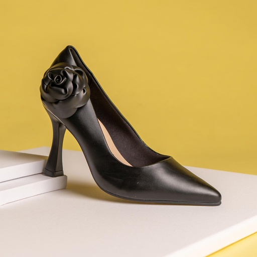 241820 RAMARIM  STILETTO NEGRO FLOR NAPA