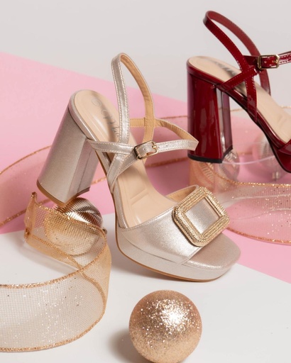 FINN-33W MADELYN SANDALIA CHAMPAGNE 