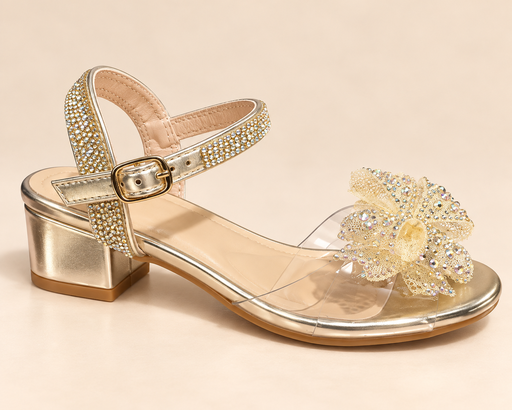 NATALIE-60K LINK SANDALIA DORADO METAL.