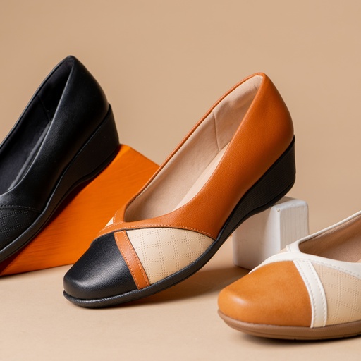 143243 PICCADILLY MOCASINA CAMEL/NEGRO NAPA