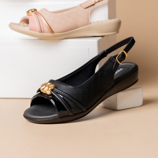 500408 PICCADILLY SANDALIA NEGRO NAPA