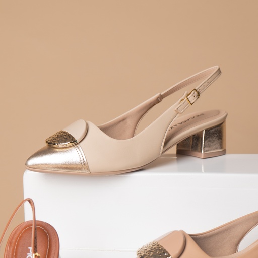 739091 PICCADILLY ZAPAT. DESTALONADO CREMA NAPA