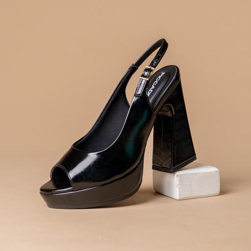 818009 PICCADILLY SANDALIA NEGRO VERNIZ