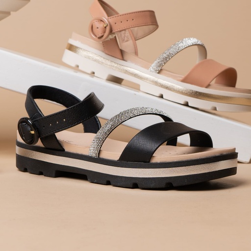 7132.144 MODARE SANDALIA NEGRO NAPA