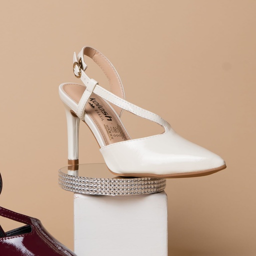 DO153 DAKOTA ZAPATO BLANCO VERNIZ