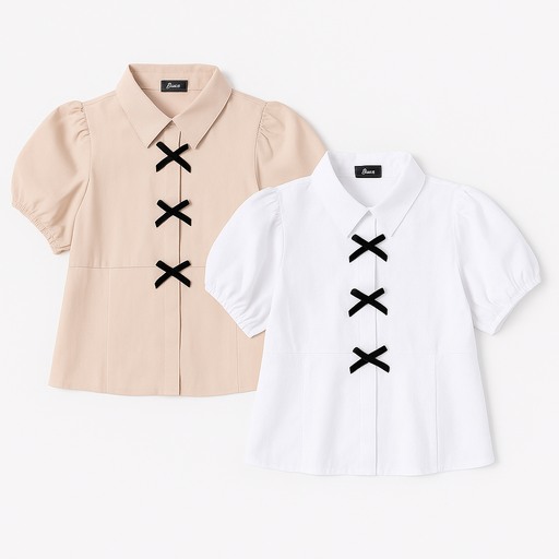 43736T BLUSA MARCA MILK HONEY COLOR CREMA