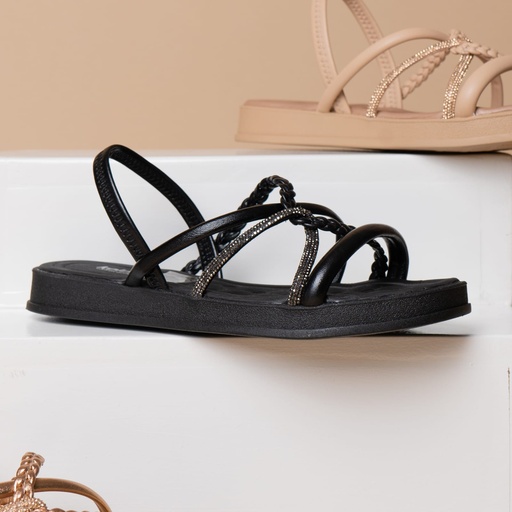 Y8631 DAKOTA SANDALIA NEGRO NAPA