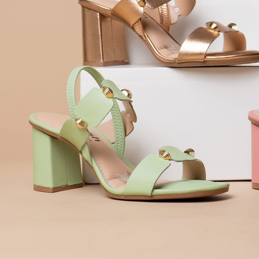 Y8762 DAKOTA SANDALIA VERDE NAPA