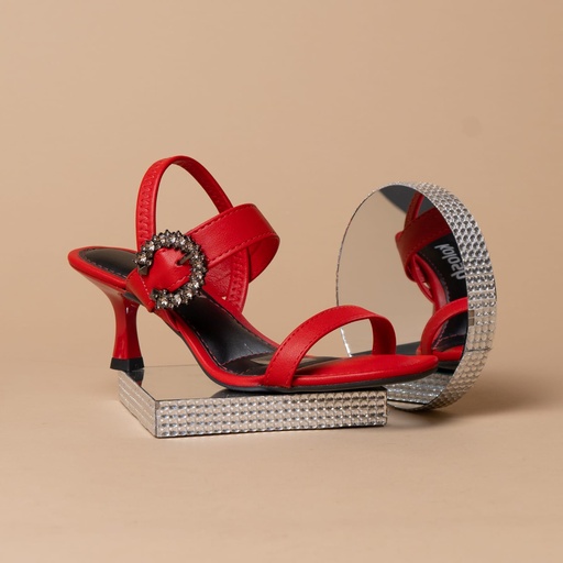 Y8793 DAKOTA SANDALIA ROJO NAPA