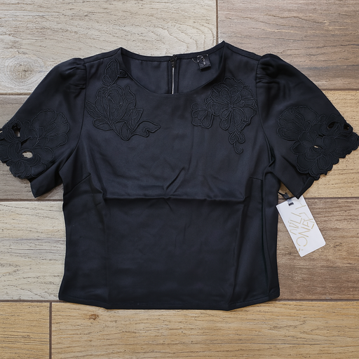 43647L BLUSA MARCA MILK HONEY COLOR NEGRO