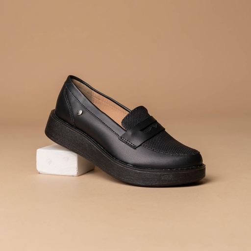 RAISA122XXN EUROFASH. MOCASINA NEGRO LUSTR.