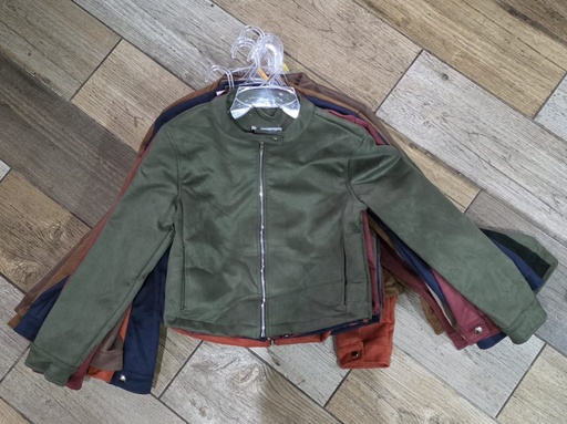 SACO CORTO SIPER BOTON MULTICOLOR