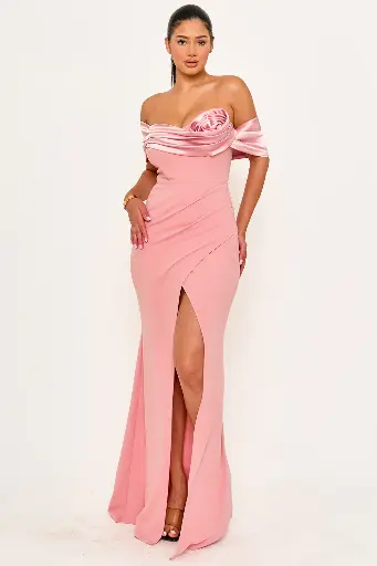 SDM2008JP SYMPHONY VESTIDO FLOR ROSA