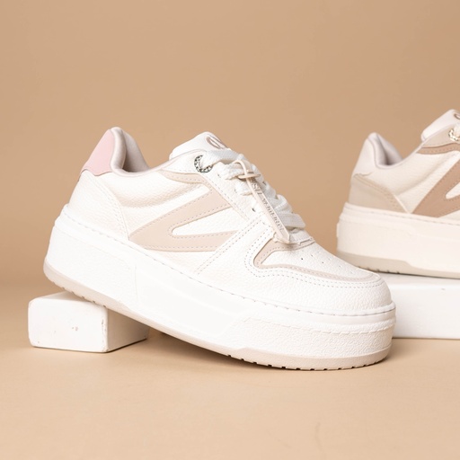 223002 VIAMARTE TENIS BLANCO NAPA