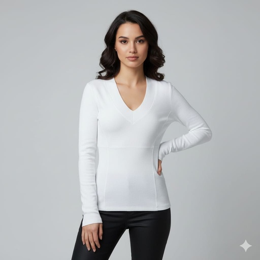 LC6278 COLLECTION BLUSA MANGA L. BLANCO