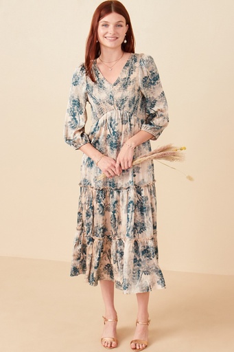 HY7731 HAYDEN VESTIDO LARGO BEIGE