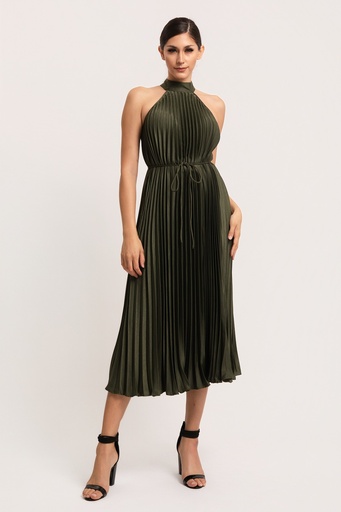 RVD1446R ROSEVELVET VESTIDO LARGO OLIVA