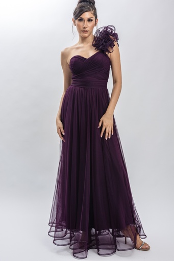 RVD5595 ROSEVELVET VESTIDO LARGO UVA