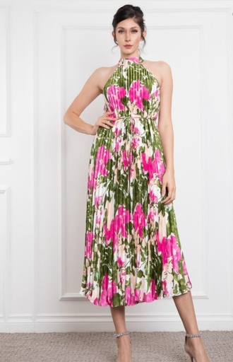 RVD5870 VESTIDO MARCA ROSEVELVET COLOR FUSIA