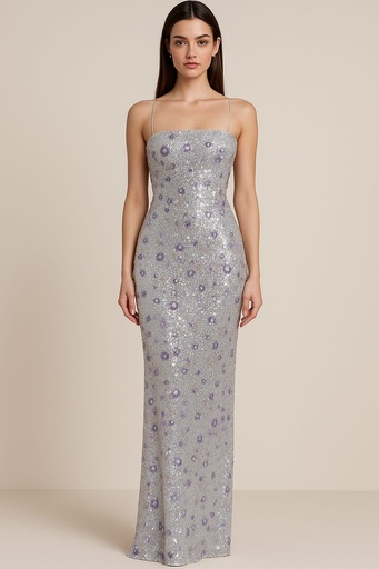 MD6045 MABLE VESTIDO DE GALA PLATA/MORADO