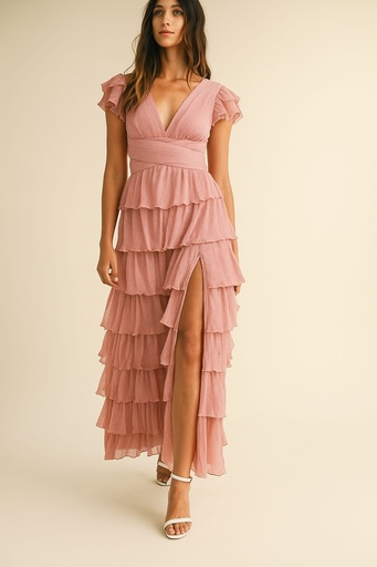 MD4478 MABLE VESTIDO LARGO ROSA