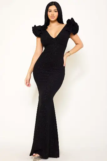 SDM1286AP SYMPHONY VESTIDO GALA NEGRO