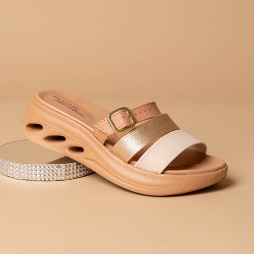 7215.100 MODARE SANDALIA NUDE/CREMA NAPA