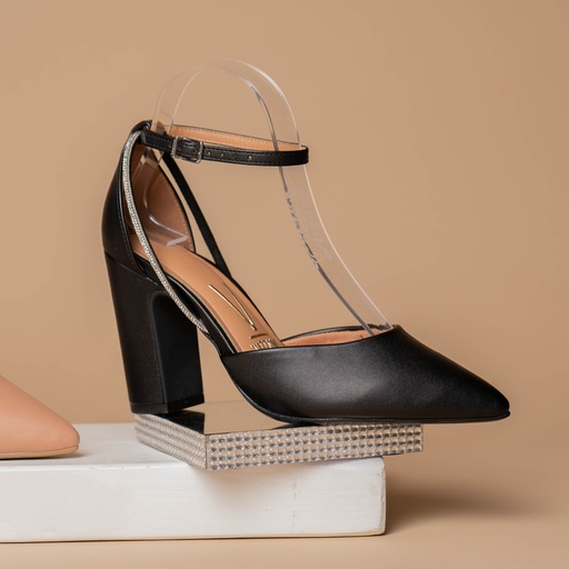 1285.449 VIZZANO ZAPATO NEGRO PELICA 