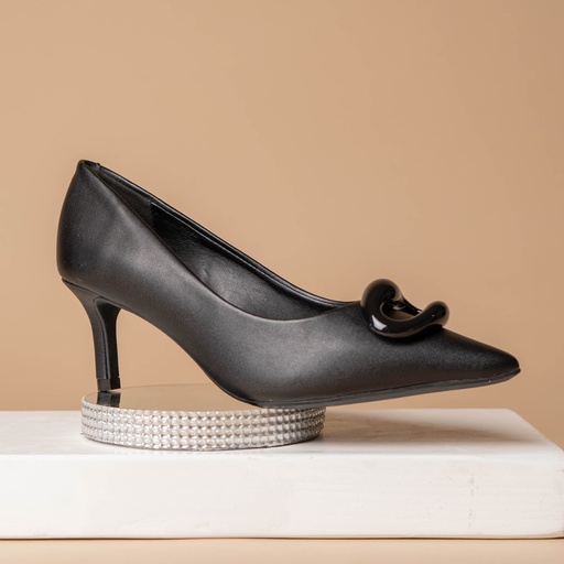 1456.305 VIZZANO STILETTO NEGRO PELICA 