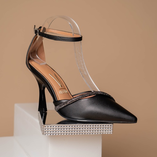 1464.103 VIZZANO STILETTO NEGRO PELICA