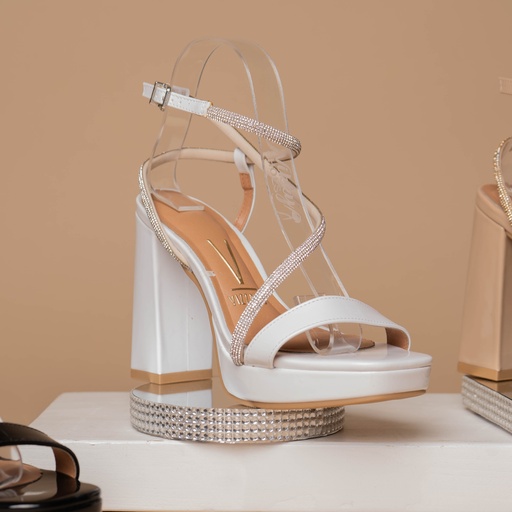 6551.102 VIZZANO SANDALIA BLANCO VERNIZ