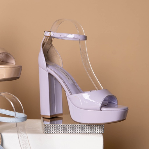 284003 VIAMARTE SANDALIA LILA VERNIZ