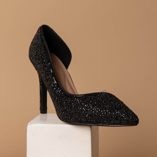 RENZO198W BLOSSOM ZAPATO NEGRO ESCARCHADO 