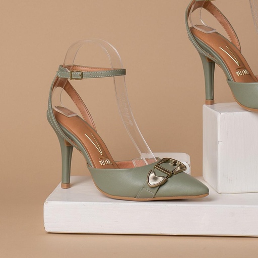 1184.1707 VIZZANO ZAPATO VERDE PELICA