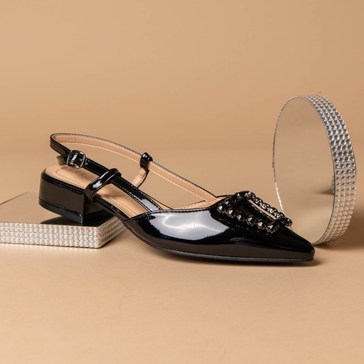 CAROLINE3 MADELYN ZAPATO NEGRO CHAROL